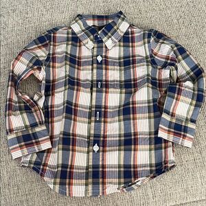 Janie and Jack Plaid Kids Shirt